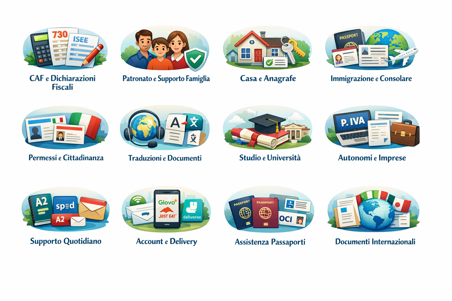 Main service categories